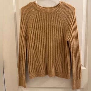 a new day Camel Ribbed Crew Neck Sweater